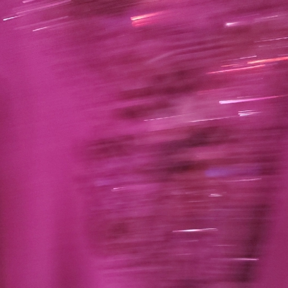 Chico's Magenta Sequin Floral Rayon Blend Blouse - Picture 5 of 8